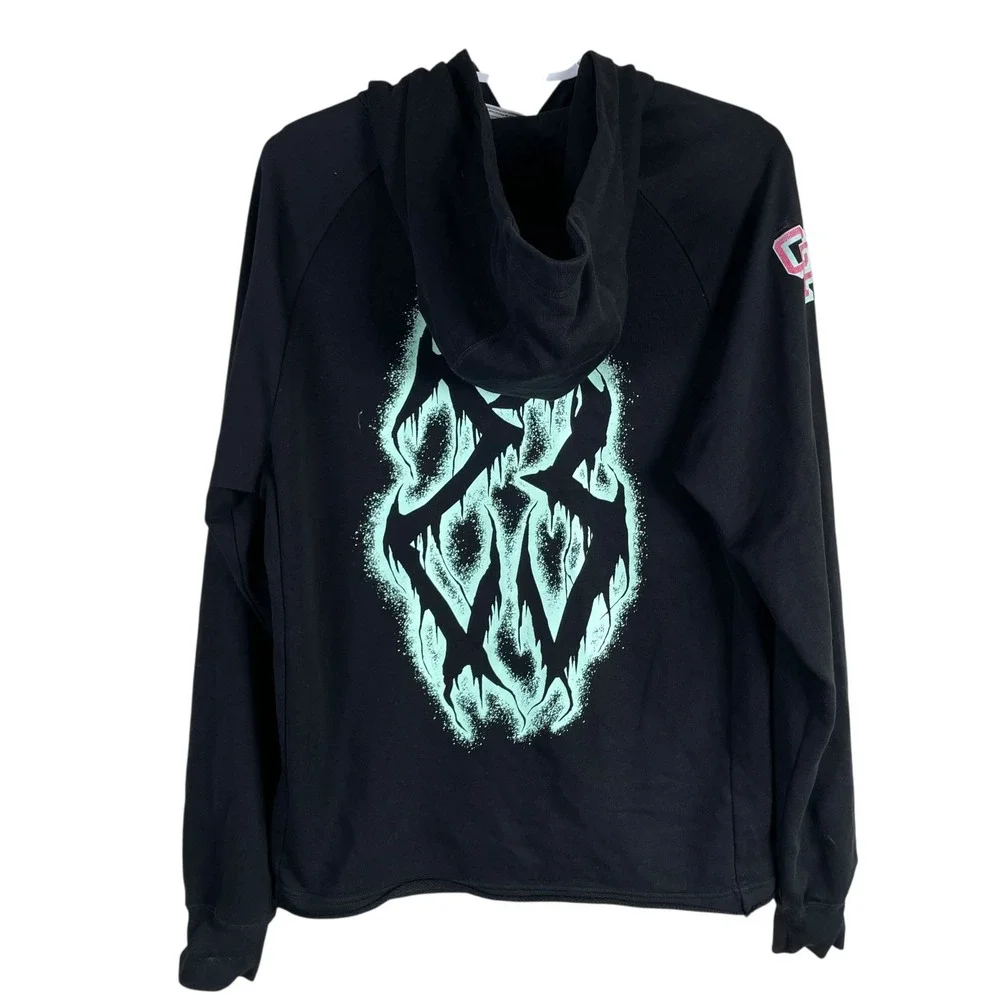 Nike‎ Jordan Dri-Fit Sport CP3 Chris Paul Graphic Hoodie Mens S Black Pullover
